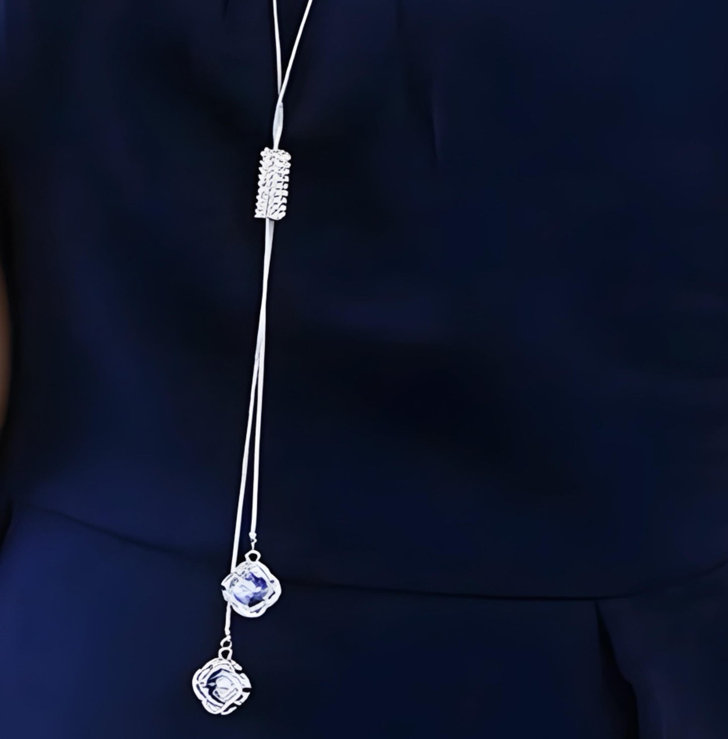 Fashion Silver Color Zircon Necklace