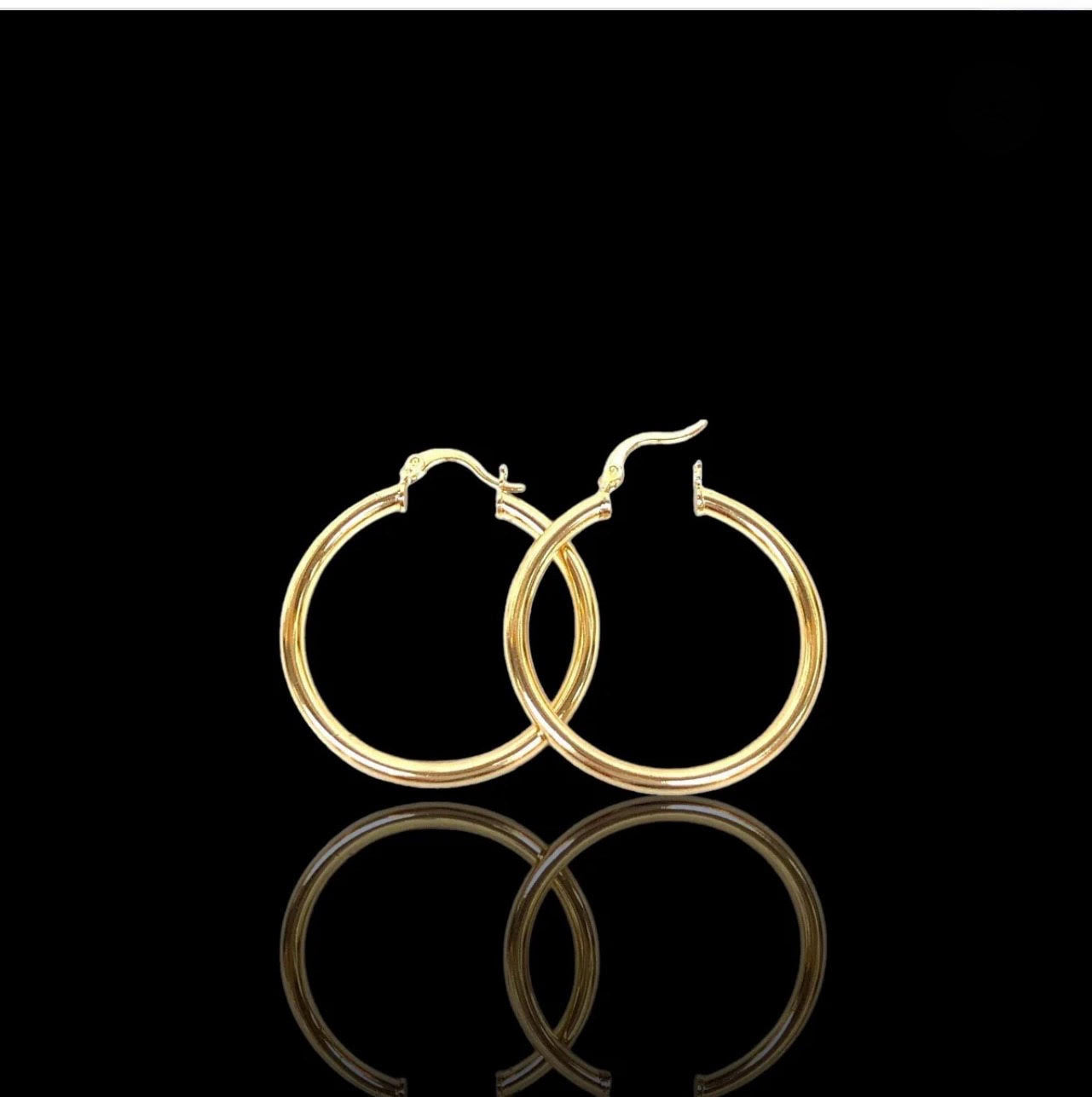 18K Gold Filled Small Hoop Earrings