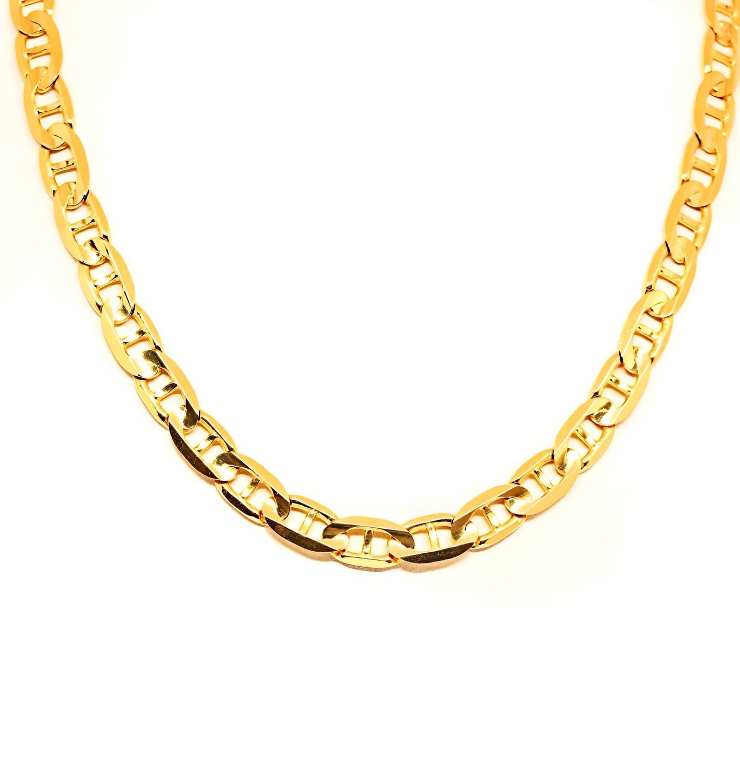 Italian Solid 14K Gold Marine Anchor Chain - 20"