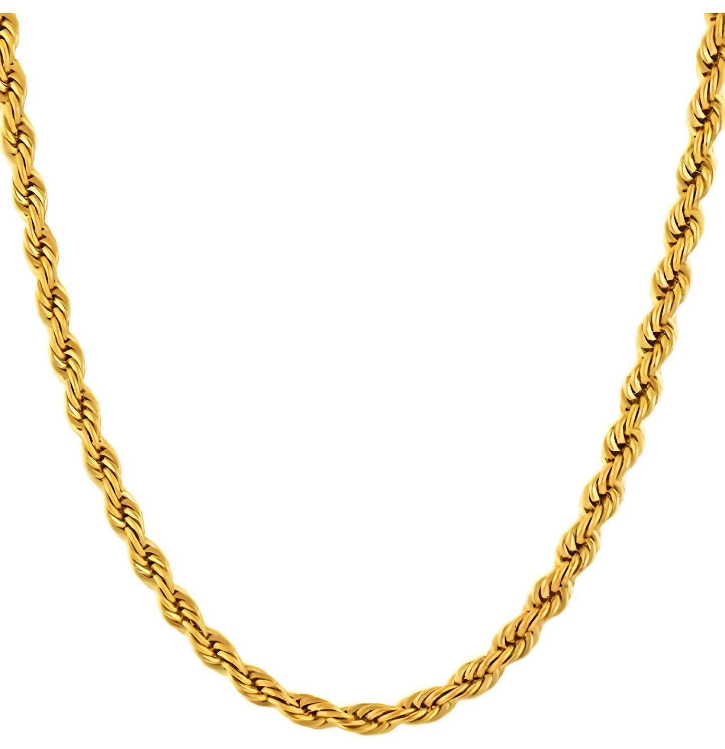Genuine 14K Gold French Rope Chain - 20"