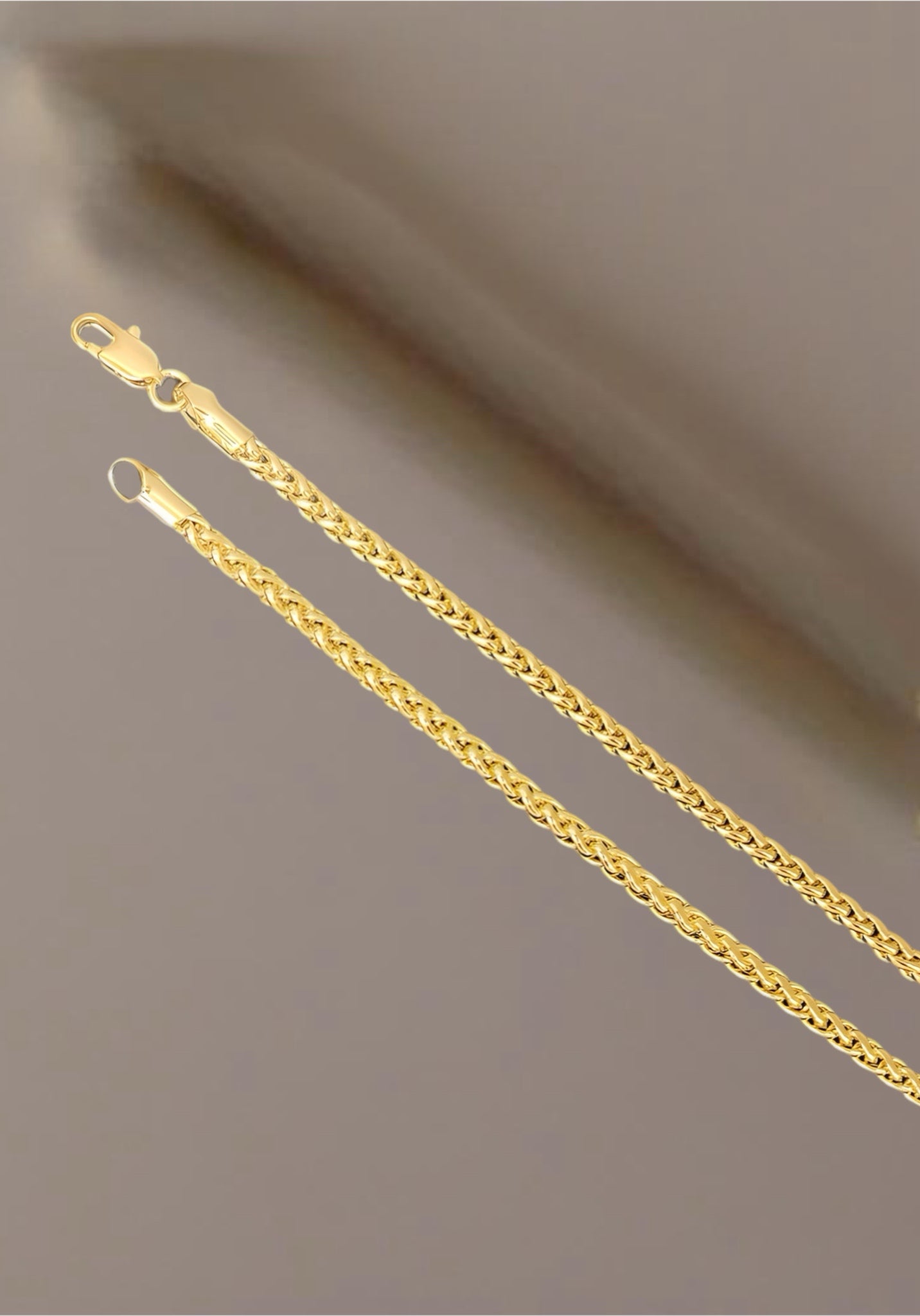 18k Gold Filled Robe Chain Necklace