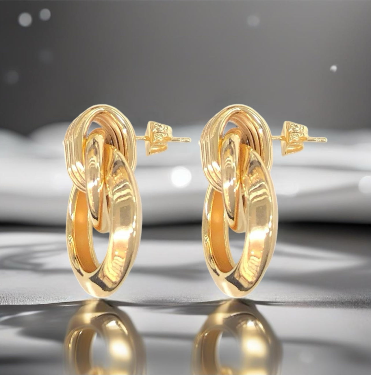 18K Gold Filled Marseille French Knot Earrings