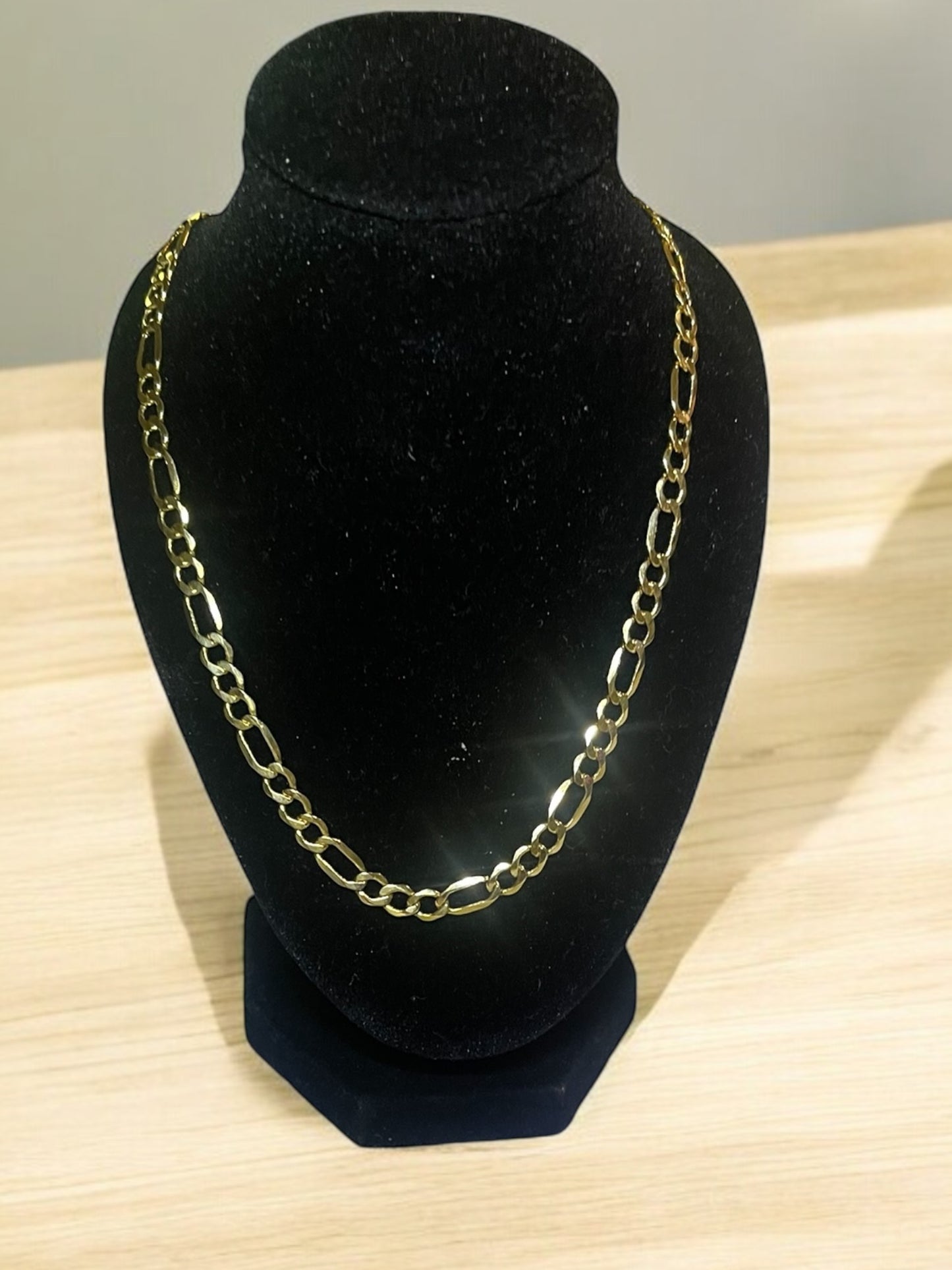 Genuine Solid Gold 18K  22" chain