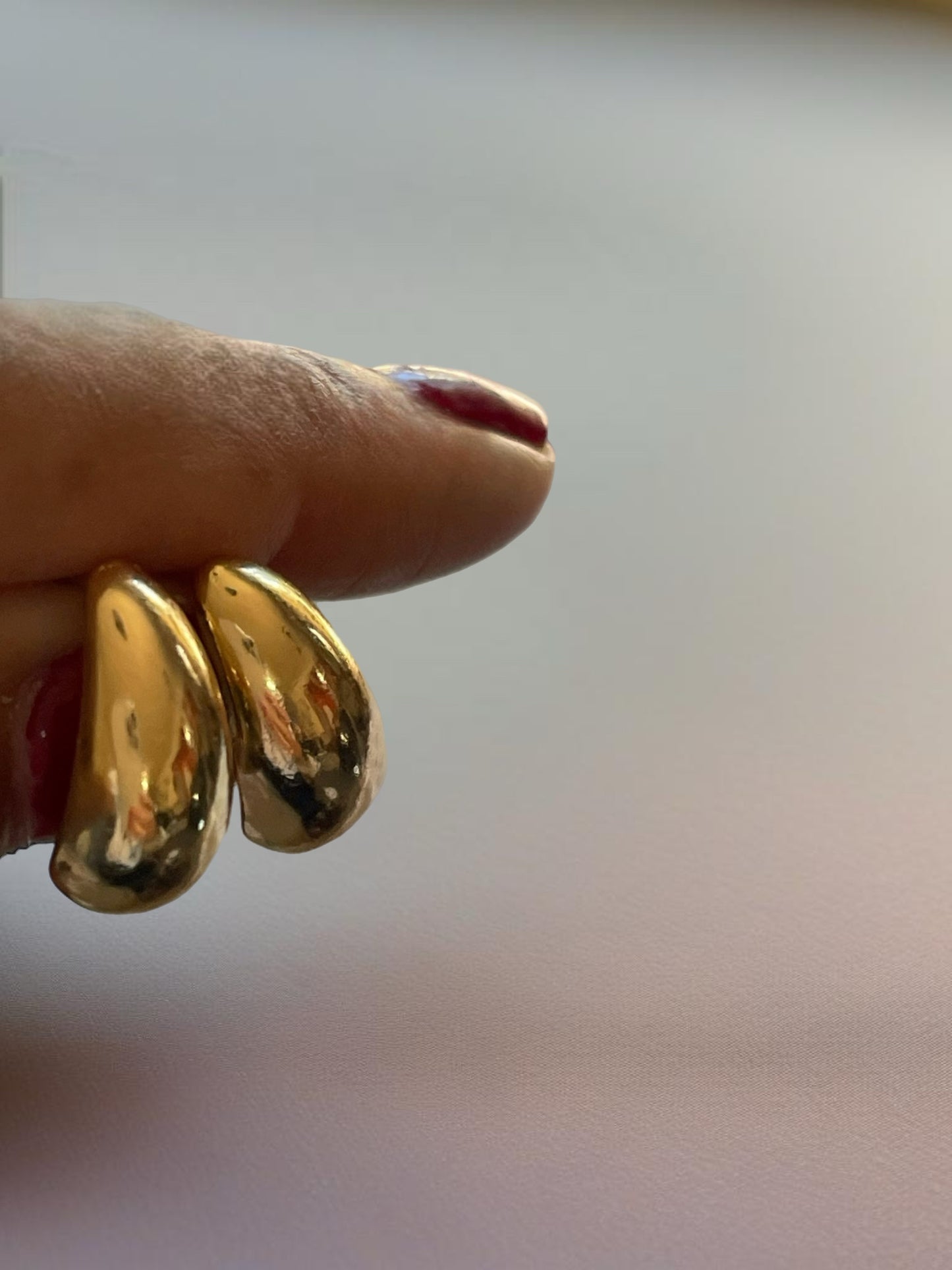 Stainless Steel Vintage Puffed Earring