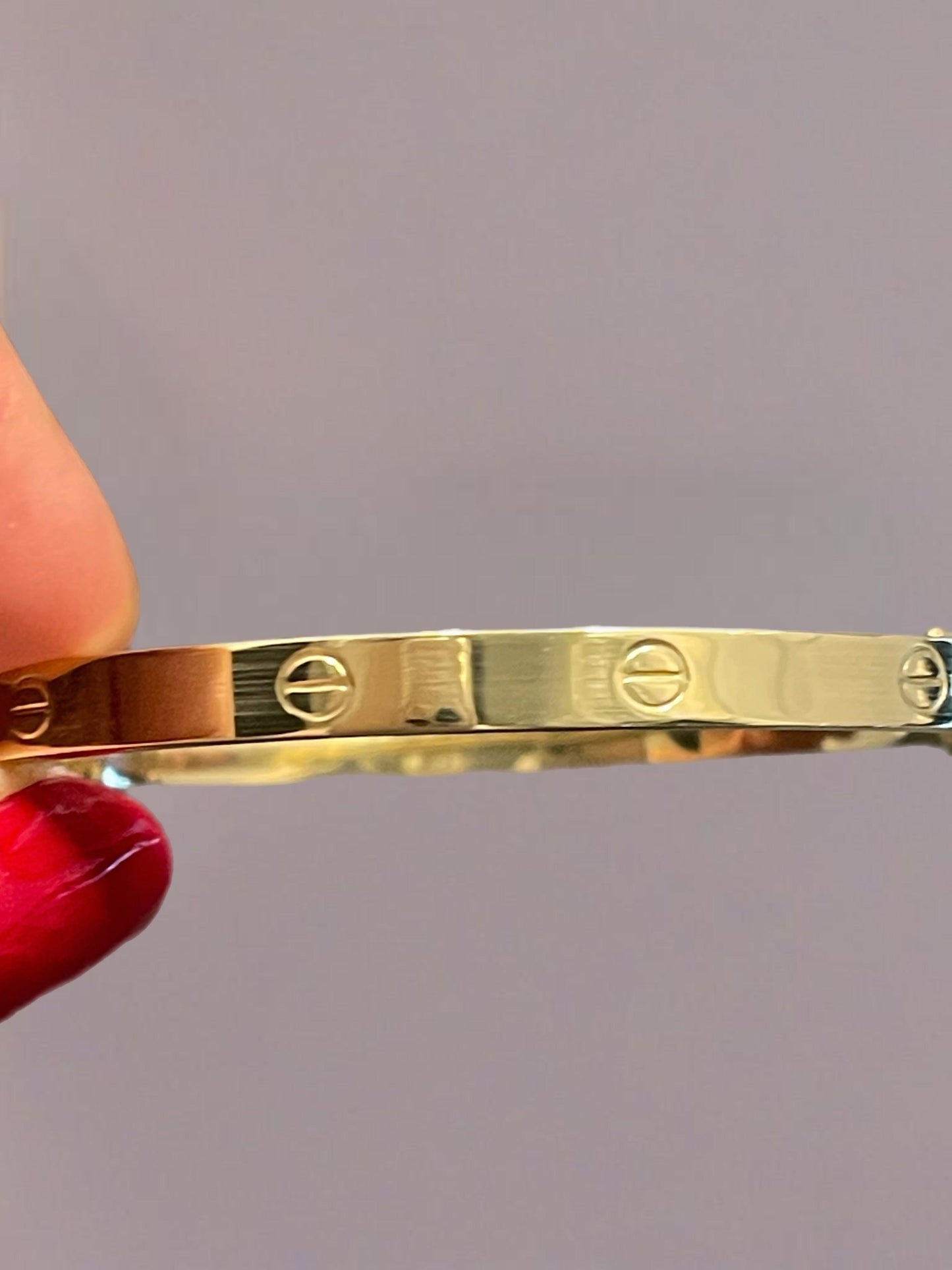 Genuine  Solid 14K Gold Bangle