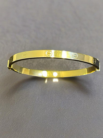 Genuine  Solid 14K Gold Bangle