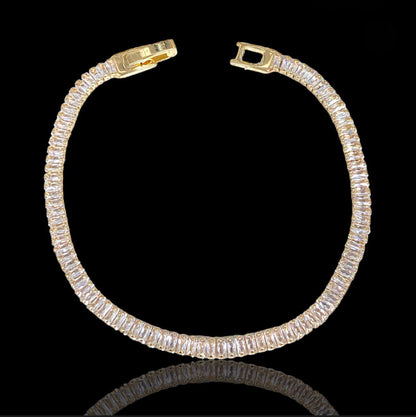 18K Gold Filled Zircon Tennis Bracelet