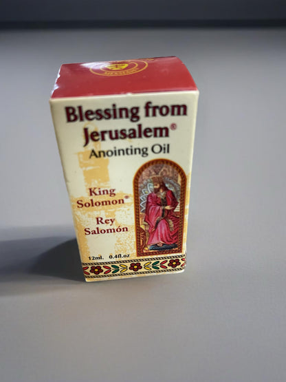 Jerusalem Anointed oil