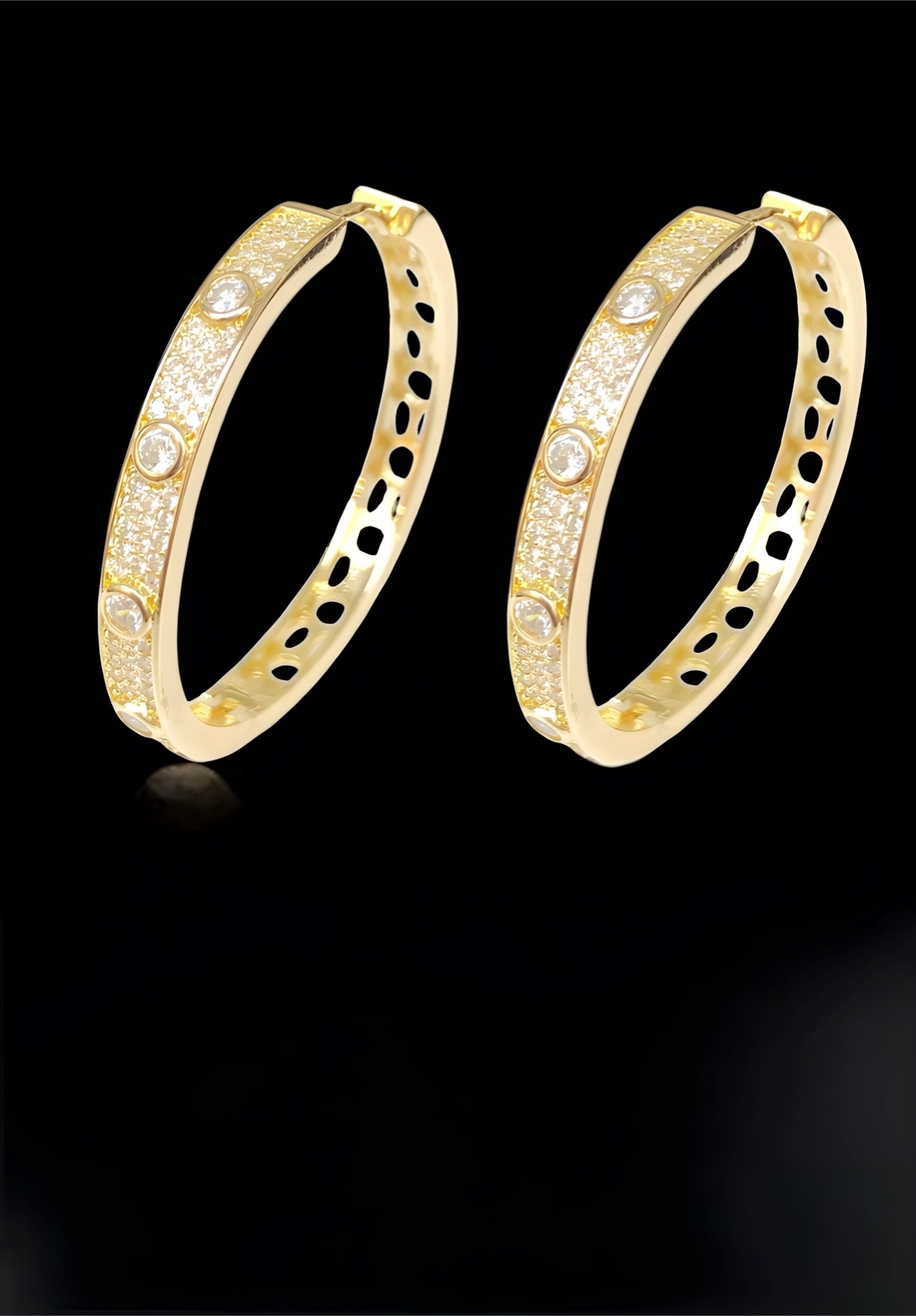 18k Gold Filled Hoop Earrings