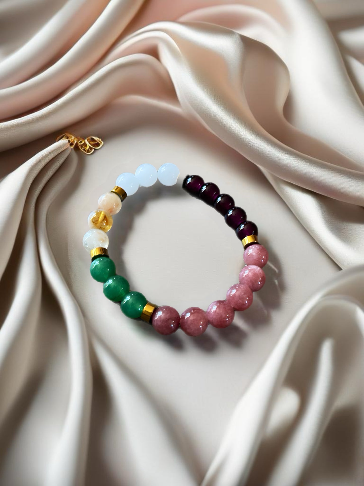 Multi-Color Jade Bracelet