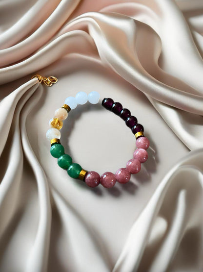 Multi-Color Jade Bracelet