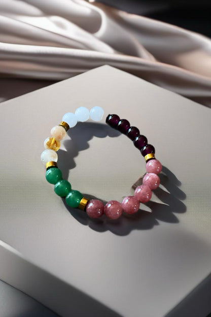 Multi-Color Jade Bracelet