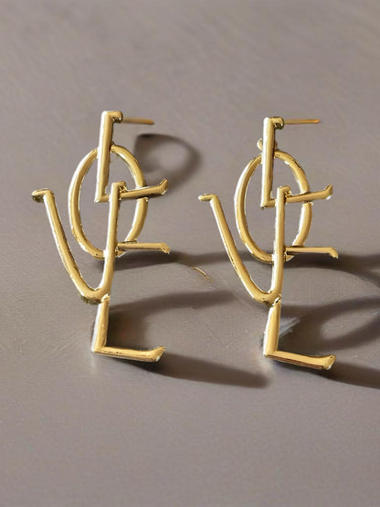 "LOVE" Fashion Earrings