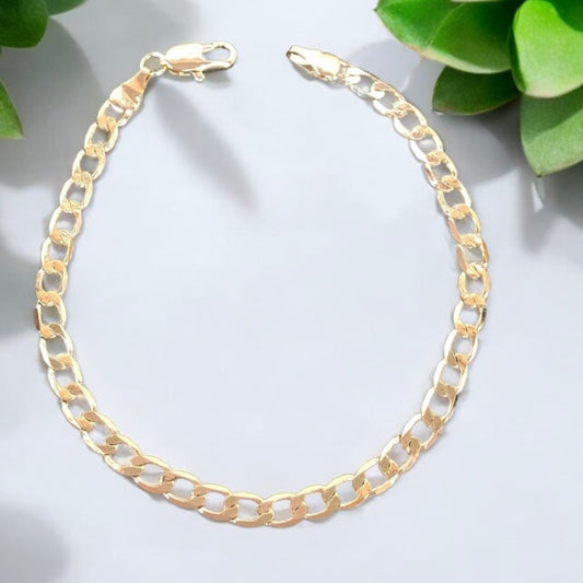 Genuine Solid 14k Chain Bracelet