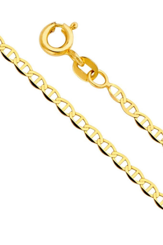 Solid 14K Gold Marine Chain - 20"